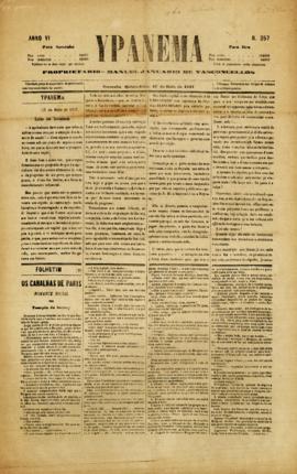 Ypanema [jornal], a. 6, n. 357. Sorocaba-SP, 17 mai. 1877.