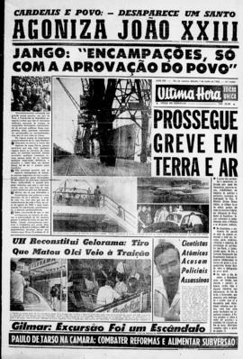 Última Hora [jornal]. Rio de Janeiro-RJ, 01 jun. 1963 [ed. vespertina].