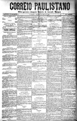 Correio paulistano [jornal], [s/n]. São Paulo-SP, 06 mar. 1887.