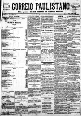 Correio paulistano [jornal], [s/n]. São Paulo-SP, 01 jul. 1888.