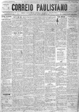 Correio paulistano [jornal], [s/n]. São Paulo-SP, 13 mar. 1890.