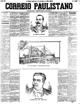 Correio paulistano [jornal], [s/n]. São Paulo-SP, 02 dez. 1898.