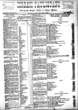 Correio paulistano [jornal], [s/n]. São Paulo-SP, 16 jul. 1886.