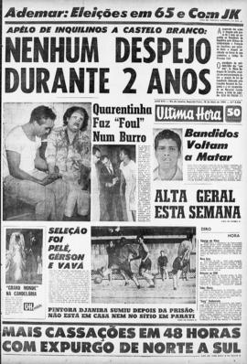 Última Hora [jornal]. Rio de Janeiro-RJ, 18 mai. 1964 [ed. vespertina].