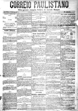 Correio paulistano [jornal], [s/n]. São Paulo-SP, 28 dez. 1886.