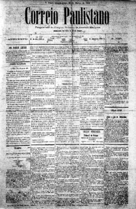 Correio paulistano [jornal], [s/n]. São Paulo-SP, 30 mar. 1881.