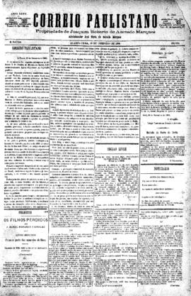 Correio paulistano [jornal], [s/n]. São Paulo-SP, 29 dez. 1880.