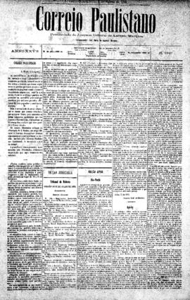 Correio paulistano [jornal], [s/n]. São Paulo-SP, 03 ago. 1881.