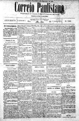 Correio paulistano [jornal], [s/n]. São Paulo-SP, 06 dez. 1881.