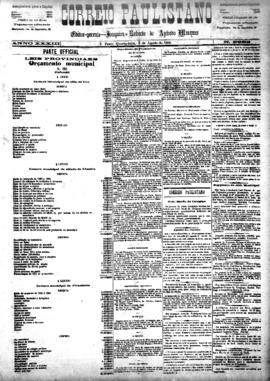 Correio paulistano [jornal], [s/n]. São Paulo-SP, 04 ago. 1886.