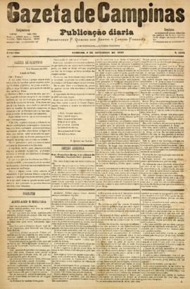 Gazeta de Campinas [jornal], a. 8, n. 1125. Campinas-SP, 08 set. 1877.