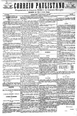 Correio paulistano [jornal], [s/n]. São Paulo-SP, 08 dez. 1880.