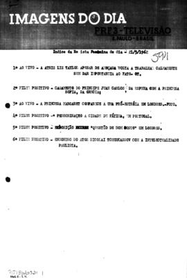 TV Tupi [emissora]. Revista Feminina [programa]. Roteiro [televisivo], 21 mai. 1962.