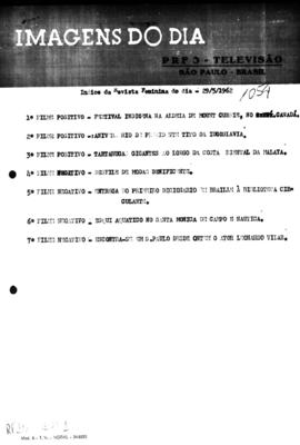 TV Tupi [emissora]. Revista Feminina [programa]. Roteiro [televisivo], 29 mai. 1962.