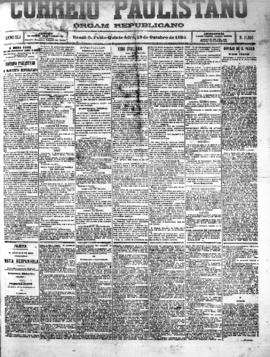 Correio paulistano [jornal], [s/n]. São Paulo-SP, 18 out. 1894.