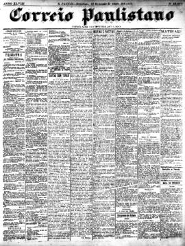 Correio paulistano [jornal], [s/n]. São Paulo-SP, 12 ago. 1900.