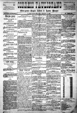 Correio paulistano [jornal], [s/n]. São Paulo-SP, 23 dez. 1885.