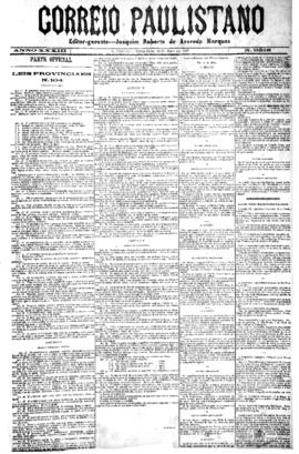 Correio paulistano [jornal], [s/n]. São Paulo-SP, 24 mai. 1887.