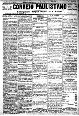 Correio paulistano [jornal], [s/n]. São Paulo-SP, 14 mai. 1883.