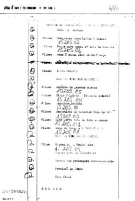 TV Tupi [emissora]. Ultra Notícias [programa]. Roteiro [televisivo], 27 mai. 1970.
