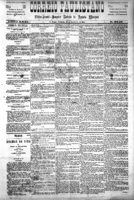 Correio paulistano [jornal], [s/n]. São Paulo-SP, 14 fev. 1885.