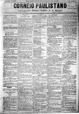 Correio paulistano [jornal], [s/n]. São Paulo-SP, 08 dez. 1883.