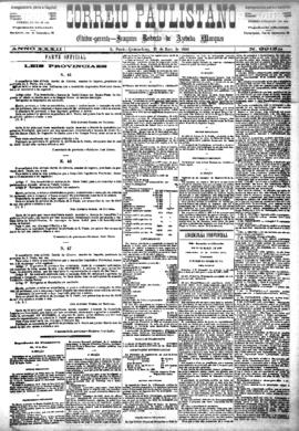 Correio paulistano [jornal], [s/n]. São Paulo-SP, 13 mai. 1886.