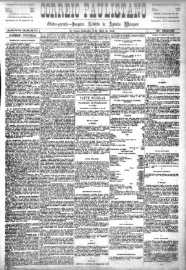 Correio paulistano [jornal], [s/n]. São Paulo-SP, 01 mai. 1886.