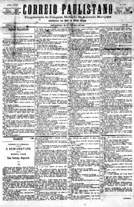 Correio paulistano [jornal], [s/n]. São Paulo-SP, 22 out. 1880.