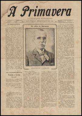 A Primavera [jornal], a. 1, n. 11. São Paulo-SP, fev. 1914.