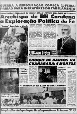 Última Hora [jornal]. Rio de Janeiro-RJ, 29 fev. 1964 [ed. vespertina].
