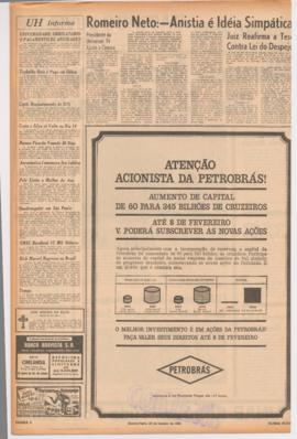 Última Hora [jornal]. Rio de Janeiro-RJ, 20 jan. 1966 [ed. regular].