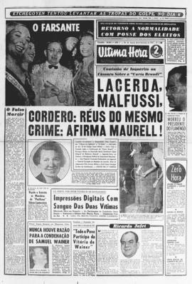 Última Hora [jornal]. Rio de Janeiro-RJ, 26 nov. 1955 [ed. vespertina].