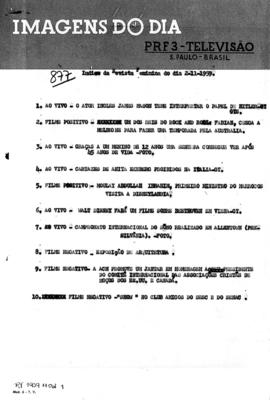 TV Tupi [emissora]. Revista Feminina [programa]. Roteiro [televisivo], 02 nov. 1959.