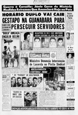 Última Hora [jornal]. Rio de Janeiro-RJ, 04 abr. 1961 [ed. vespertina].