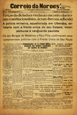 Correio da noroeste [jornal], a. 2, n. 335. Bauru-SP, 13 jul. 1932.