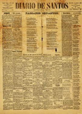 Diario de Santos [jornal], a. 12, n. 208. Santos-SP, 04 jul. 1894.
