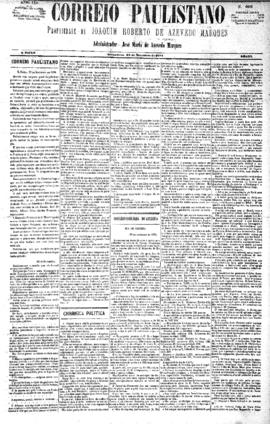 Correio paulistano [jornal], [s/n]. São Paulo-SP, 26 nov. 1878.