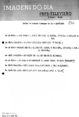 TV Tupi [emissora]. Revista Feminina [programa]. Roteiro [televisivo], 10 jul. 1963.