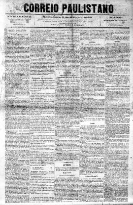 Correio paulistano [jornal], [s/n]. São Paulo-SP, 05 mai. 1882.