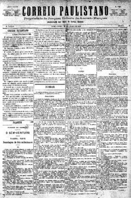 Correio paulistano [jornal], [s/n]. São Paulo-SP, 27 jul. 1880.