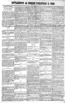 Correio paulistano [jornal], [s/n]. São Paulo-SP, 17 mar. 1882.