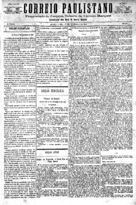 Correio paulistano [jornal], [s/n]. São Paulo-SP, 17 nov. 1880.