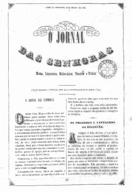 O Jornal das senhoras [jornal], t. 2, [s/n]. Rio de Janeiro-RJ, 18 jul. 1852.