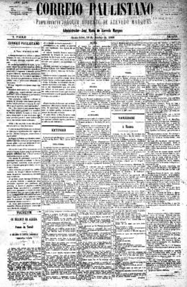 Correio paulistano [jornal], [s/n]. São Paulo-SP, 18 jun. 1880.