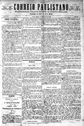 Correio paulistano [jornal], [s/n]. São Paulo-SP, 30 jul. 1880.