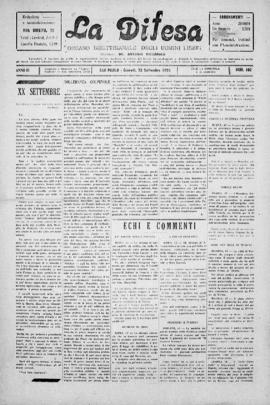 La Difesa [jornal], a. 3, n. 102. São Paulo-SP, 23 set. 1926.