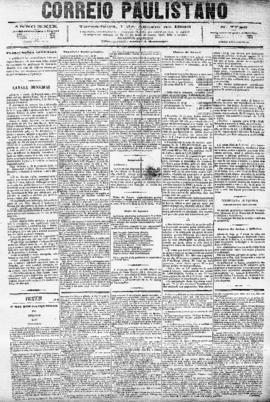 Correio paulistano [jornal], [s/n]. São Paulo-SP, 01 ago. 1882.