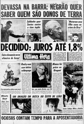 Última Hora [jornal]. Rio de Janeiro-RJ, 07 mai. 1969 [ed. vespertina].