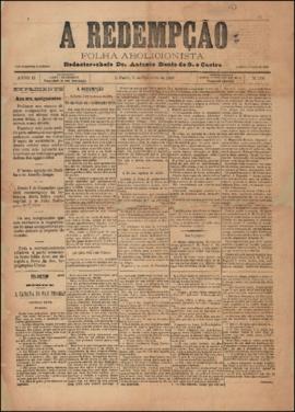 A Redempção [jornal], a. 2, n. 110. São Paulo-SP, 05 fev. 1888.